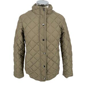 Market & Spruce Quilted Field Jacket Olive Green Size XL NWT